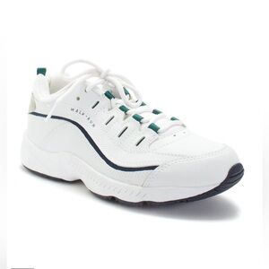 Women's Romy Round Toe Casual Lace Up Walking Shoes. Note: Floor sample